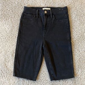 Madewell Roadtripper Stretch Denim Biker Shorts